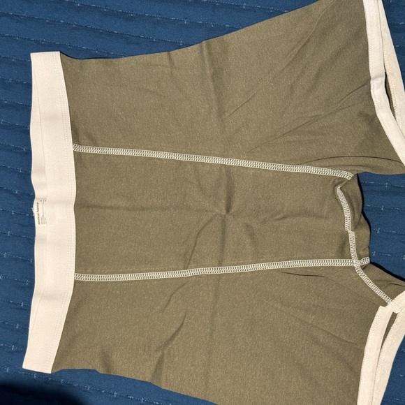 American Apparel Other - American Apparel Olive Boxer Briefs with White Accents